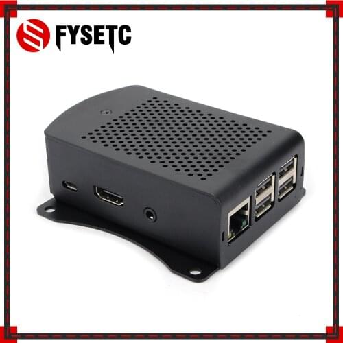 Raspberry Pi 3B+ Black Generation Metal Shell Raspberry Pi 3 Aluminum Alloy Box Thermal Protection Shell For Raspberry Pi 3B/3B