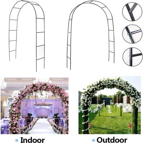 Metal Wedding Arch Decorative Garden Backdrop Pergola Stand Flower Frame for Birthday Wedding Party Decor Courtyard DIY Arch