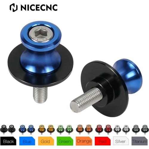 H2CNC 8mm Motorcycle Swingarm Spool Slider For Triumph Street Triple/R 2013-2015 Daytona 675 2009-2014