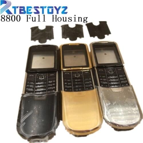 RTBESTOYZ New Full Housing Cover Case with Keypad For Nokia 8800