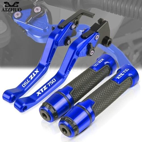 XTZ 750 Motorcycle CNC Brakes Clutch Levers Handle Bar FOR YAMAHA XTZ750 SUPERTENERE 1989-1996 1995 Super Tenere Handlebar Grips