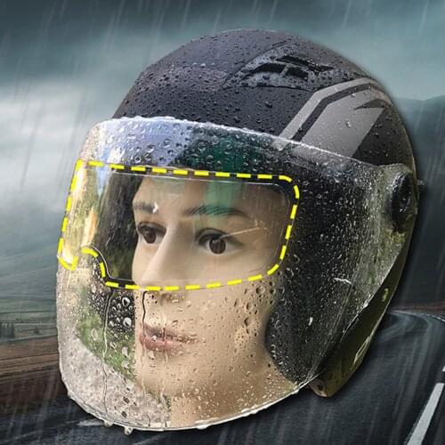 Helmet Transparent Rainproof Anti-Fog Patch Film Universal Lens Film For Motorcycle Helmet Patch Film Motorcycle Accessories