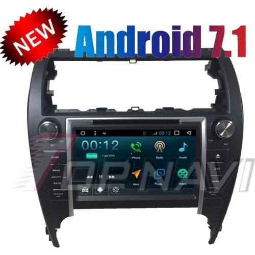 Topnavi 8" Quad Core Android 7.1 Car DVD Multimedia Player for Toyota 2011-2012 Camry Audio Radio Stereo 2 DIN GPS Navigation