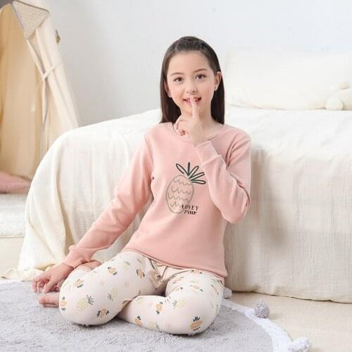 Spring Pyjamas Kids Boys Sleepwear 100% Cotton Long Sleeve Cartoon Pajamas For Girls Home Clothes Nightwear Pijamas 4 6 8 10 12Y