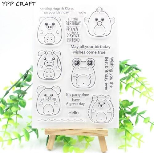 YPP CRAFT A Great Day Transparent Clear Silicone Stamp/Seal for DIY scrapbooking/photo album Decorative clear stamp sheets 155