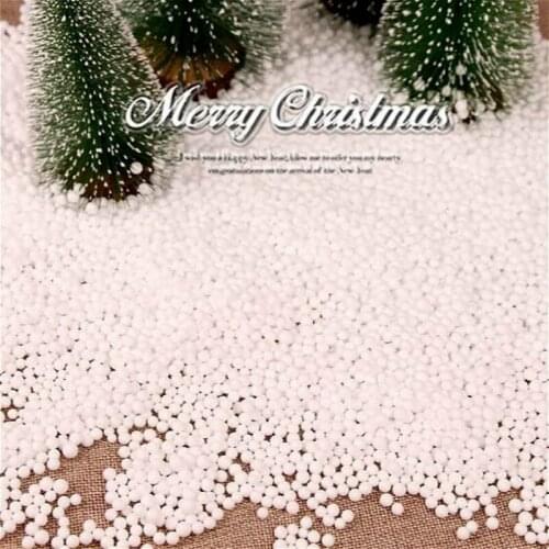 1 PCS White Foam Ball DIY Decoration Artificial Snow Snowflakes Super Party Magic Prop Christmas Party Decoration