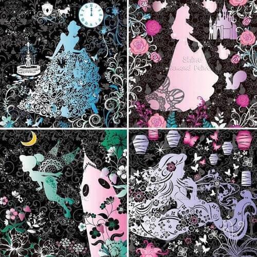 Diamond Painting Cartoon Princess Disney Flower Landscape Mosaic Set Art 5D DIY Square Round Cross Stitch Embroidery Home Decor