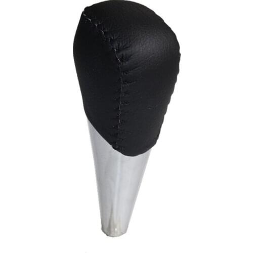 Automatic Chrome & Leather Car Shift Gear Knob Lever Gaitor Boot Cover FOR Mazda 3 5 6 8 for MX-5 for CX-5 CX-7 CX-9