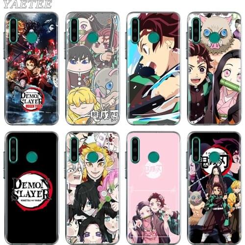Anime Demon Slayer Kimetsu No Yaiba Phone Case for Huawei Honor 10 10i 20 Lite 20S 30 Pro+ 9A 9S 9C 9X 8A Prime 8X Soft Cover