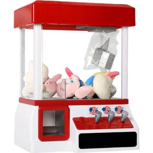 Children Vending Candy Doll Toy Claw Machine for Kids Gifts Grabber Machine Coin Operated Mini Arcade Game Claw Machine Catcher