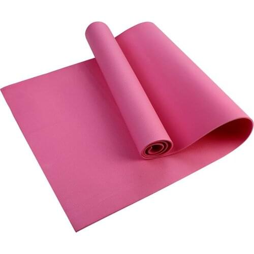 V1Pcs Gym Home Sports Yoga Pad Fitness Thick Non-slip Folding Washable Mat Pilates Supplies Floor 4 Solid Colors