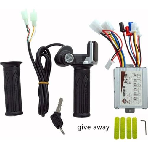 Wings Electric Bicycle Cables Scooter Accessories Brush Controller Throttle Torsion Grip 24V 250W Bicycle Parts