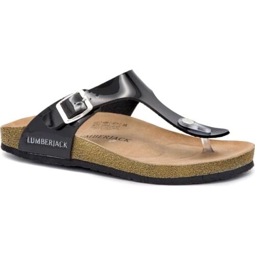 Lumberjack 8YBITE BLACK Women Shoes Slippers-Sandals