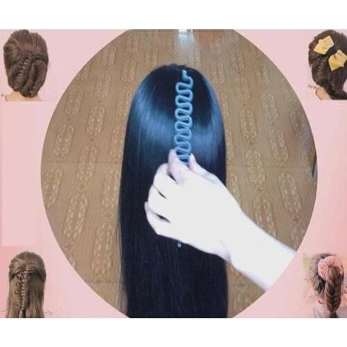 Hot Women Hair Braiding Tool Weave Braider Girls Hair Styling Maker DIY Hairstyling Accessories P2