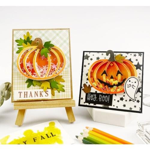 YIXUAN Halloween Pumpkin Metal Cutting Dies Stencil For DIY Scrapbooking photo album decor Embossing DIY Dies For Paper Cards
