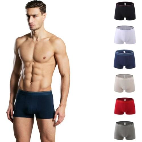 Fashion Cotton Male Panties New Fashion Sexy Mens Boxers Shorts Cheap New Underwear Mans Underants Cueca Boxer Panty