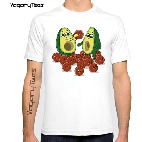 Men Graphic Envy Avocado Fashion T-shirts 2021 Funny Large family Avocado Love Print Short Sleeve Tshirts boys Gift Tops