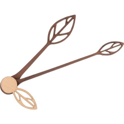 1 set Wooden pointers DIY creative wall clock hands 10 12 inch clock Walnut wood needle Quartz Clock replace part Accessories