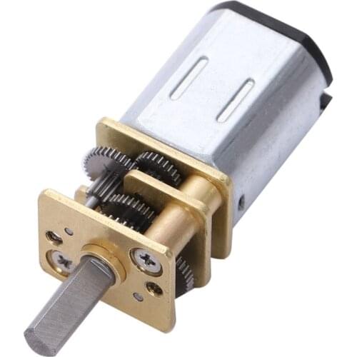 DC 12V 60RPM High Torque m Shaft Dia Low Speed Solder Gear Box Motor