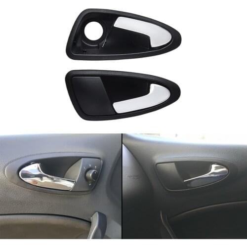 New Car Interior Door Handles For SEAT Ibiza 2009-2012 GW Left Right Black Auto Inner Door Handles OEM:6J0837113A 6J1837113A
