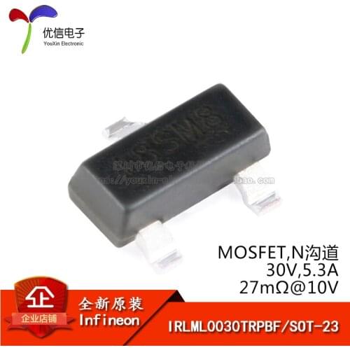 Genuine original IRLML0030TRPBF SOT-23 N-channel 30V / 5.3A MOSFET SMD