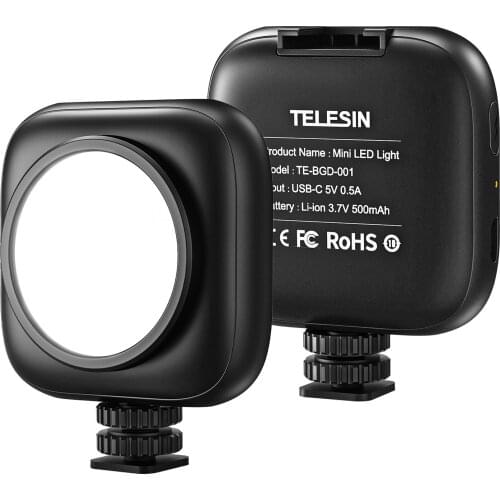 Portable Mini LED Photography Light 36PCS Light Beads Color Temperature 5000K 120° Lighting Angle with 1/4 Inch Screw Hole Cold