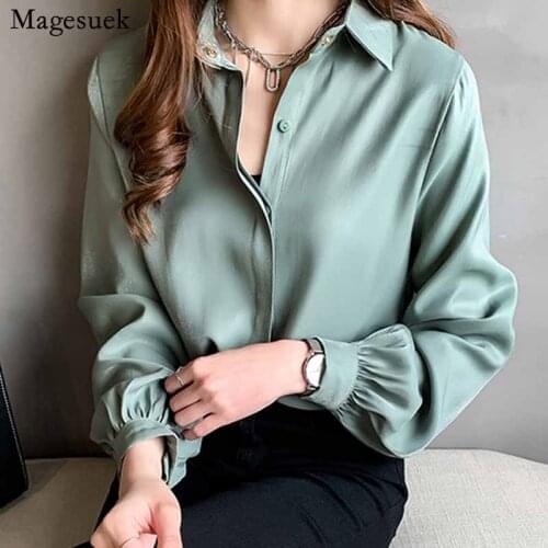 Long Sleeve Buttons White Shirt Plus Size 4XL Loose Women Shirts Women Casual Tops 2020 Autumn Fashion Blouse Streetwear 11384