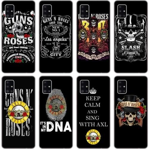 Guns N Roses Soft Case for Samsung Galaxy A40 A41 A42 A50 S A51 A52 A70 E A71 A72 A80 A82 A90 Quantum 2 Silicone Cover