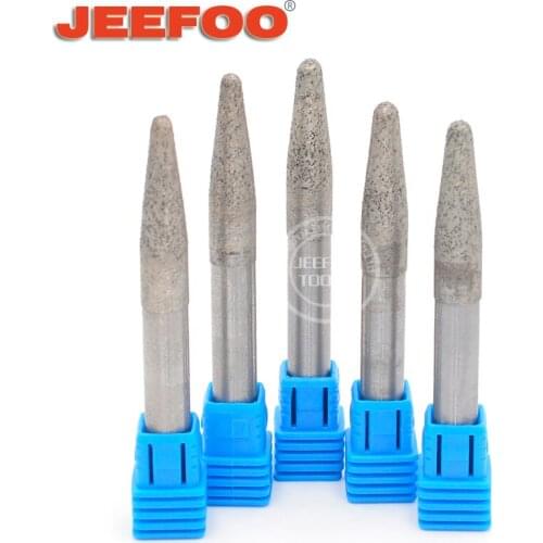 Sintered CNC Stone Carving Bits Sharp Wear-resistant Type Engraved Granite Diamond Metal Powder Engraving Machine Tool