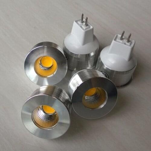 High Power MR11 5W COB LED Spotlight Dimmable DC12V Warm/Natural/Cool White Home Star Lighting GU10 GU5.3 90V-240V Free Shipping