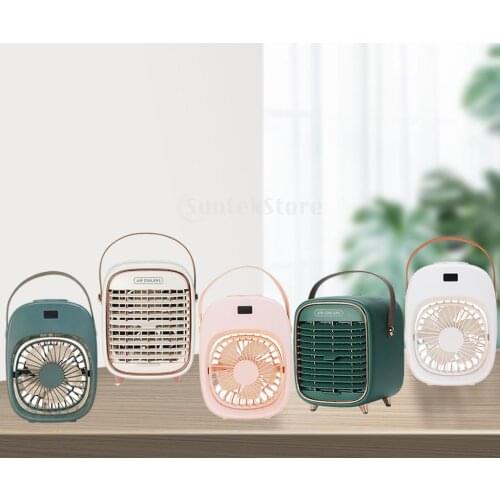Air Cooler Fan Air Cooling Conditioner Misting Fan Humidifier Quiet Indoor Bedroom Personal Portable Evaporative Air Cooler Fan