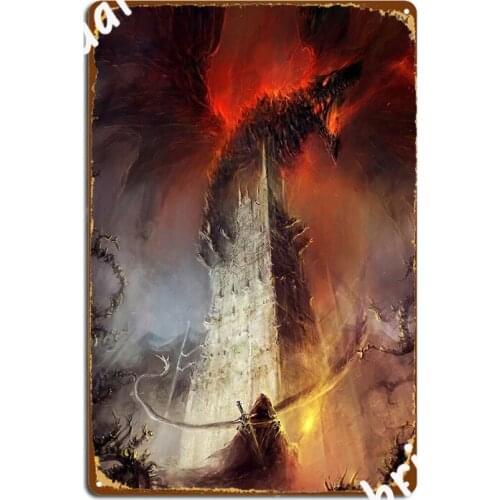 Re Imagined Shadowgate Metal Plaque Poster Kitchen Wall Pub Designing Wall Plaque Tin Sign Posters