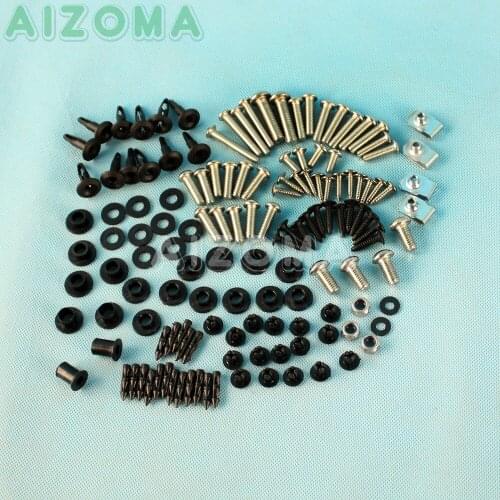 109 Pieces Motorcycle Fairing Screws Fastener Nuts Body Bolts Kit For Suzuki GSX-R1300 Hayabusa GSX1300R 2008-2011 12 13 14 2015