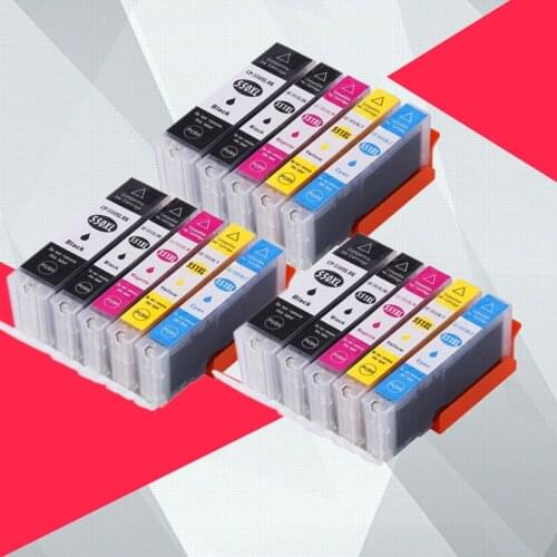 15PK pgi550 pgi-550 cli-551 ink cartridge for canon PGI550 CLI551 PIXMA IP7250 MG5450 MX925 MG5550 MG6450 MG5650 MG6650 MX725