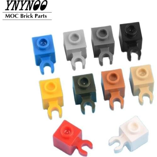 20Pcs/lot Bricks 60475 Brick Brick Special 1x1 with Clip Vertical Thick U Clip MOC Building Blocks Bricks Parts DIY Toys Gifts