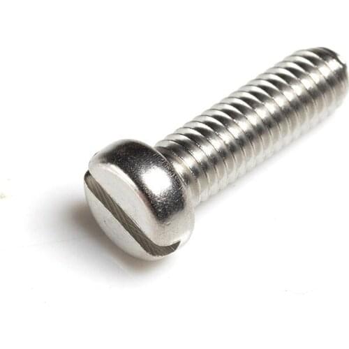 30PCS 304 Stainless Steel Cylinder Head Bolt Slotted Screws M3 * 12 GB65