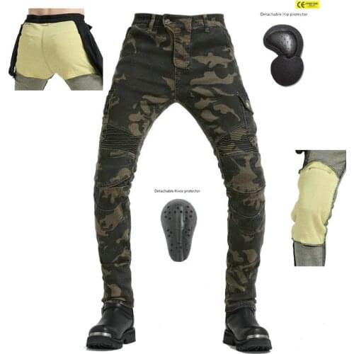 New Motorcycle Pants Men Motocross Pants Biker Motorcycle Jeans Protective Gear Riding Motorbike Pantalones Moto Pants