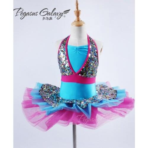 Elegant Swan Lake Dance Dress Childrens Girls Dancing Clothes Students Ballet Tutu Skirt Girls Stage Dancing Costumes B-6346