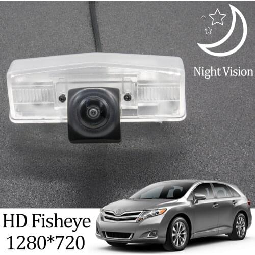 Owtosin HD 1280*720 Fisheye Rear View Camera For Toyota Venza 2008-2017 Car Reverse Backup Parking Accessories