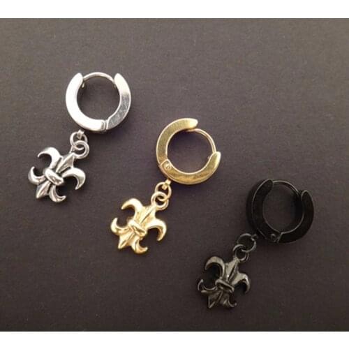 Cool earrings dangle pendant man woman rock earring unisex ear piercing jewelry 1 pair