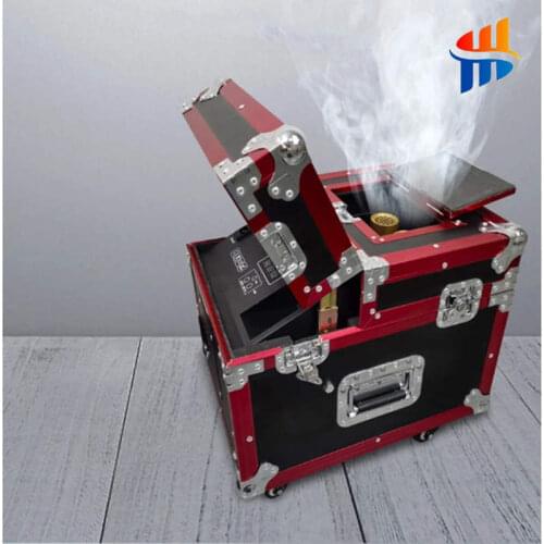 Easy Use 600W Professional Haze Machine Dual Hazer Machine Fog Smoke Machine DMX512 With Flight Case Stage Machine Effec