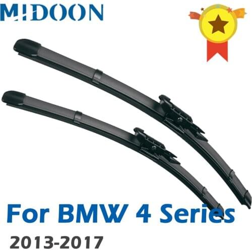 MIDOON Wiper Blades for BMW 4 Series F32 F33 F36 418i 420i 428i 430i 435i 440i 418d 420d 425d 430d 435d M4 Comp GTS