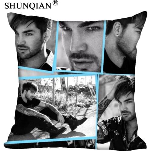 Adam Lambert Pillowcase Square Zippered Home Decorative Pillow Cover Wedding Custom Gift For Two Sides Printed