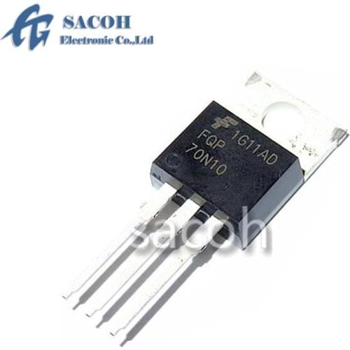 New Original 10PCS/Lot FQP70N10 70N10 or FQP70N15 or FQP70N08 or FQP70N06 TO-220 70A 100V Power MOSFET