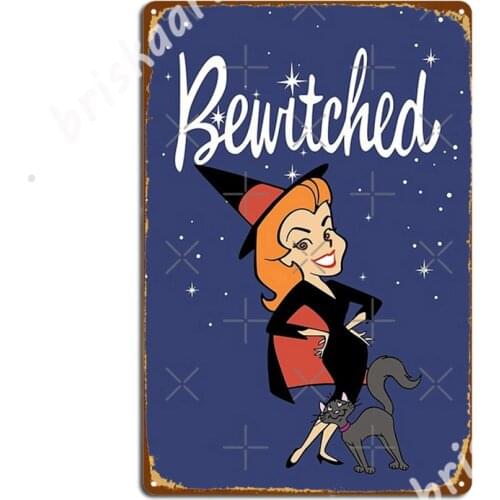 Bewitched Shirt Sticker, Poster, Mask Metal Signs Printing Plaques pub Garage Cinema Kitchen Tin sign Posters