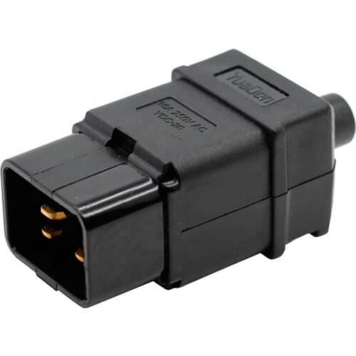 PDU/UPS Socket Standard IEC320 C19 C20 16A 250V AC Electrical Power Cable Cord Connector Removable Plug Female Male Plug