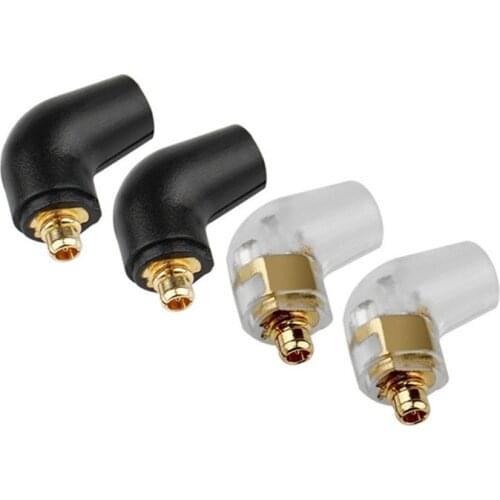 Earphone Pin Adapter 135 Degree For MMCX ER4 XR SR ER4SR ER4XR SE315 SE535 UE900 Solder Wire Plug Connector High Quality PC