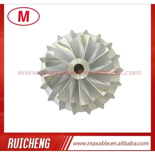 K26 51.00/71.00mm 9+9blades high performance turbocharger billet/milling/aluminum 2618 compressor wheel for 5326-970-0000Upgrade