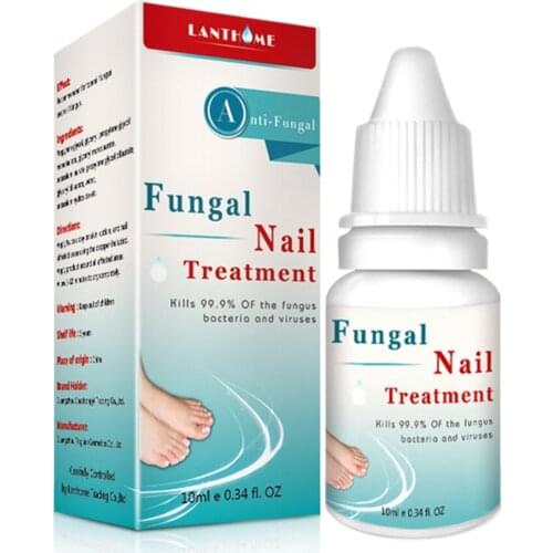 10ml Liquid Fungal Nail Treatment Nail Repair Liquid Toenail Fingernail Care Nail Gel Moisturizing Cell Regeneration