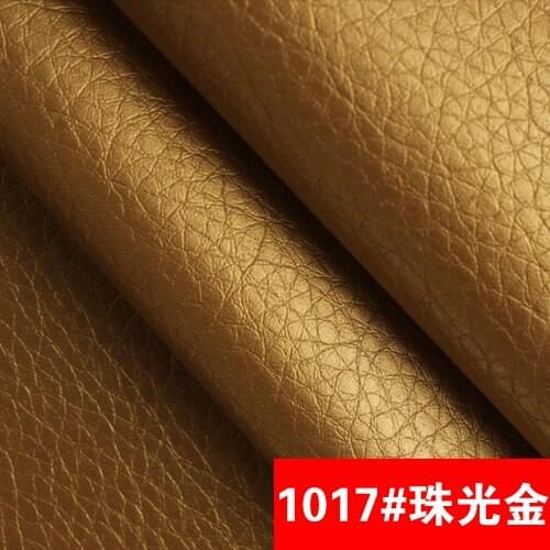1017# High Quality PU Leather fabric like leechee for DIY sewing sofa table shoes bags bed material (138*100cm)
